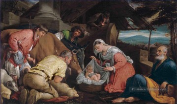 Religieuse œuvres - L’Adoration des Bergers Jacopo Bassano dal Ponte Catholique chrétien